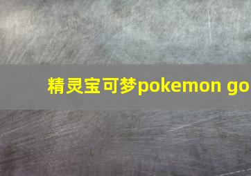 精灵宝可梦pokemon go